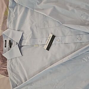 Light blue Portobella long sleeve shirt
